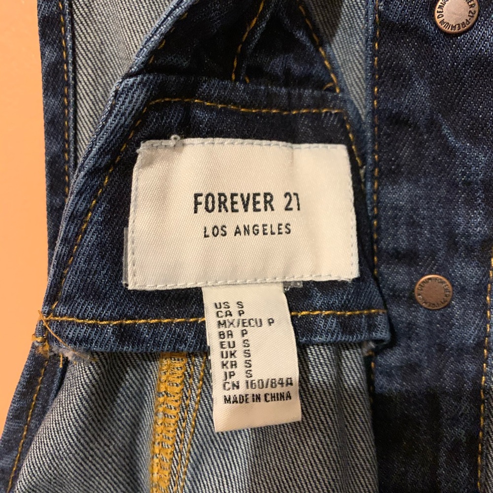 Forever 21 Denim overall dress - Picture 4 of 4